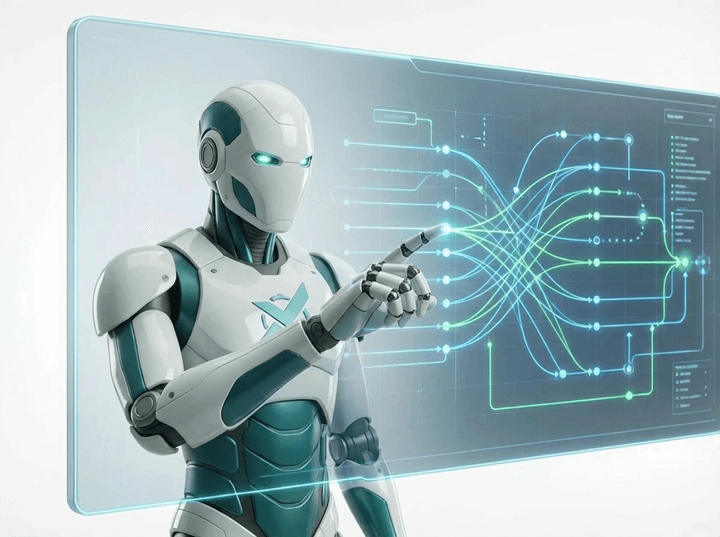 The Xirocco robot examining connected enterprise relationships